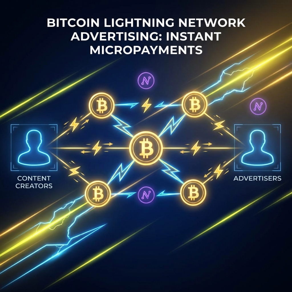 Bitcoin Lightning Network Advertising - Zapvertising Micropayments Flow Between Content Creators and Advertisers on Nostr